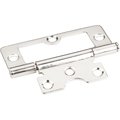 Hardware Resources Black Nickel 3" Swaged Loose Pin Non-Mortise Hinge with 6 Holes 9802BN